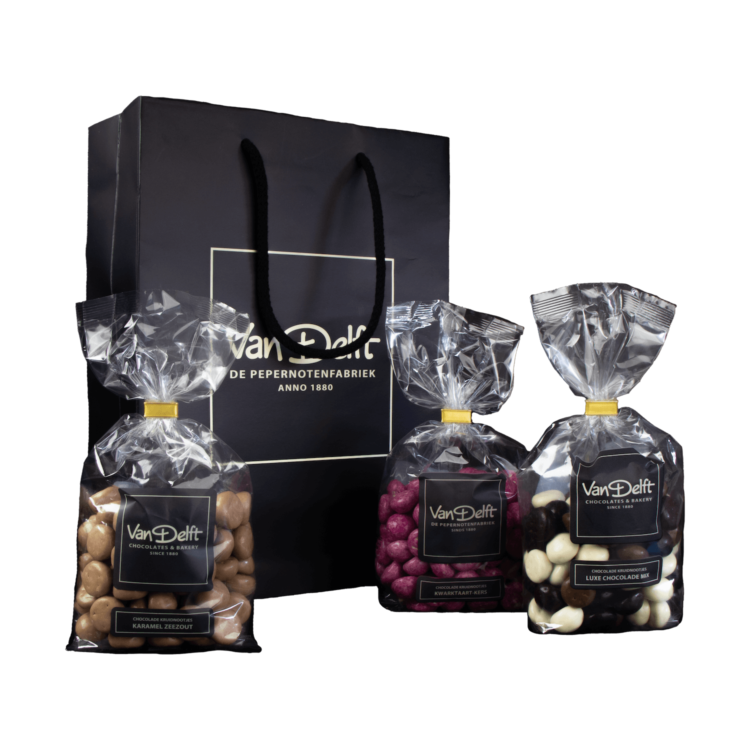 featured image Cadeauset met gechocolateerde kruidnoten (3x)